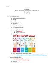 Safety Pt 1 Interv Notes Docx 10 04 18 NRSG 2220 Nursing