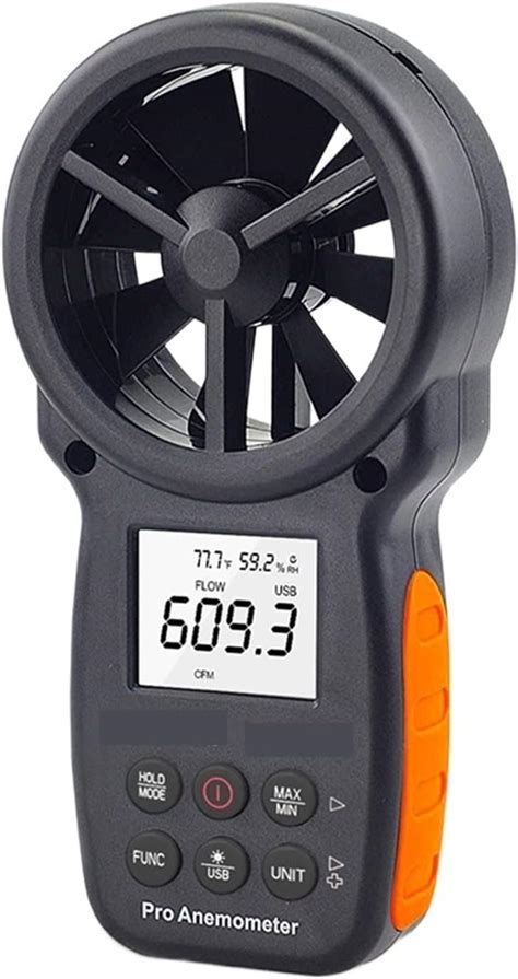 PRMAL Anemometer CFM Meter Handheld Digital Wind Speed Meter Gauge Test