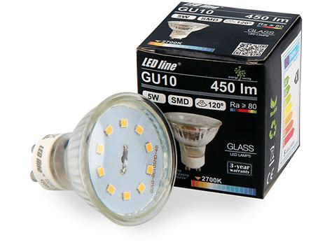 Led Line 3x Gu10 5w 450 Lumen Led Leuchtmittel Warmweiß Mediamarkt