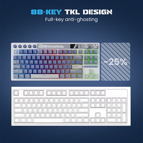Rk Royal Kludge Rk M Hot Swappable Wired Backlit Rgb Gaming Computer Keyboard Mechanical