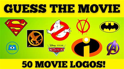 Guess The Movie Logo Quiz Questions Youtube