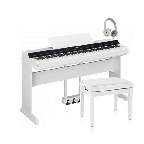 Yamaha P S500 Piano Numérique Et Pack Avec Pédalier Blanc Gear4music