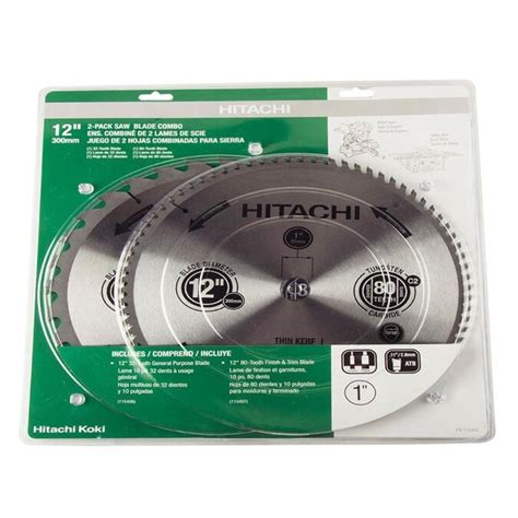 Hitachi 12-in 80-Tooth Carbide Miter/Table Saw Blade at Lowes.com