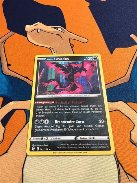 Pokemon Galar Lavados EVS 093 Holo Kaufen Auf Ricardo