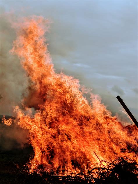 Giant Bonfire For Sankt Hans Aften In Denmark R Pics