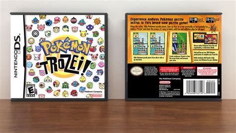 Pokemon Trozei Ds Game Case