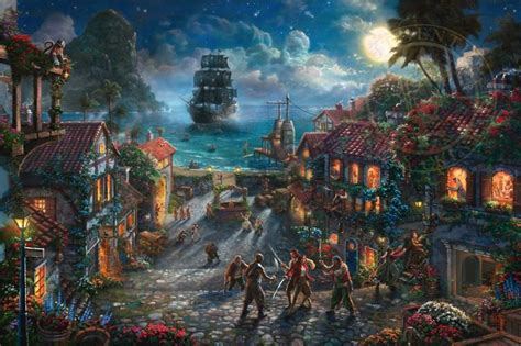 37 Disney Paintings By Thomas Kinkade That Look Even Better Than The