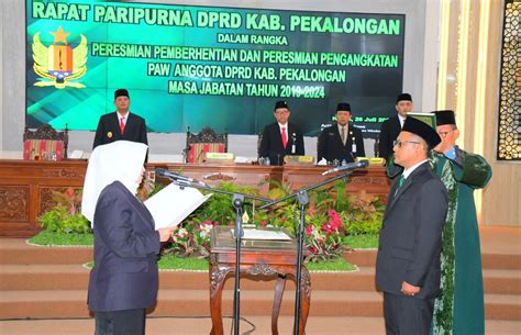 Moh Wyldanyl Firdaus Dilantik Sebagai Paw Anggota Dprd