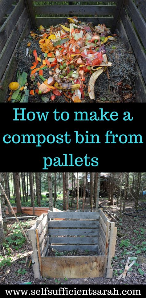 Pallet Compost Bin Self Sufficient Sarah Compost Bin Pallet Outdoor Compost Bin Diy Compost