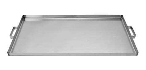 Comal Plancha Liso De Acero Inox De X Cm Negocio Cal Meses Sin