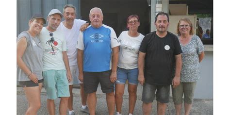 Boules Pétanque les gagnants du concours organisé suite au National