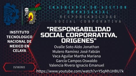 T A Responsabilidad Social Y Sus Or Genes