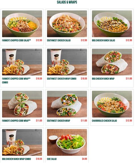 Farmer Boys Menu With Prices Updated May 2024