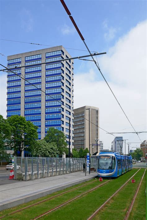 Edgbaston Village Tram Stop In © Roger D Kidd Geograph Britain