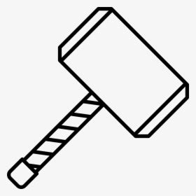 Thor - Martillo De Thor Para Dibujar, HD Png Download , Transparent Png ...