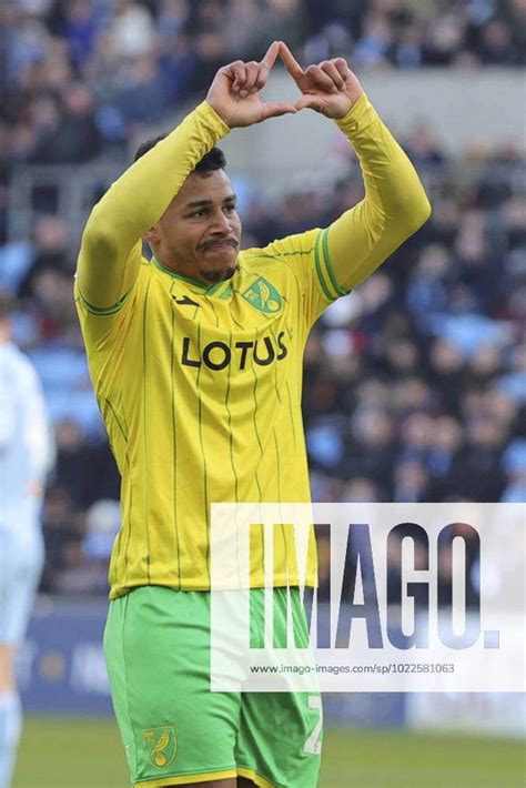 Coventry City V Norwich City Sky Bet Championship Onel Hernandez Of