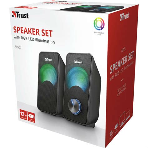 Колонки TRUST Arys RGB 2.0 Compact (23120) ᐉ купити в FOXTROT ⁕ ціни ...