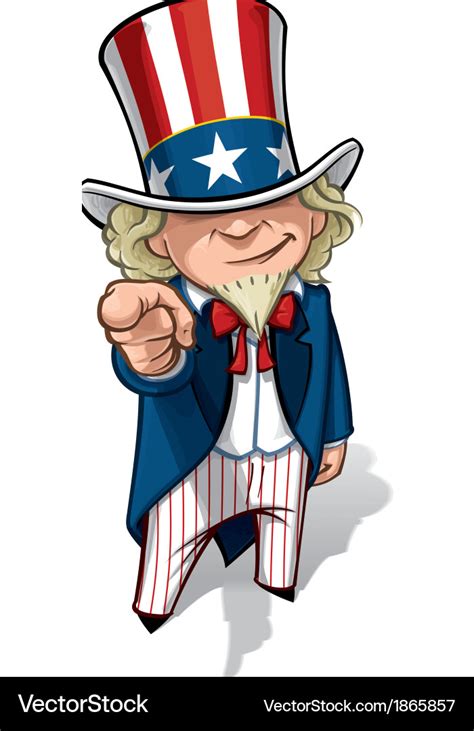 Uncle sam i want you Royalty Free Vector Image