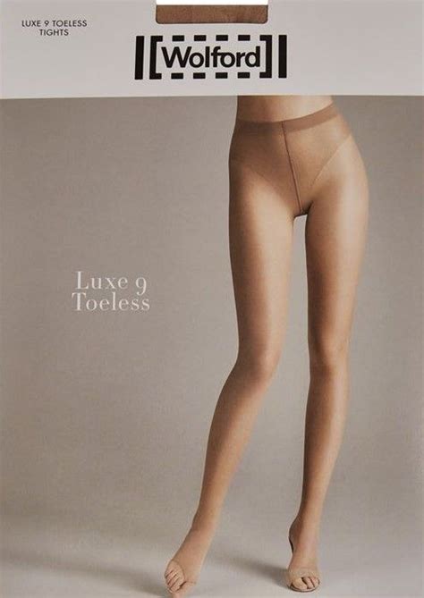 Mantyhose Çorap Wolford Luxe 9 Toeless Tights 섹시한 다리 섹시한 발 다리 근육