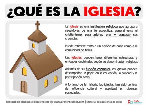 Qué es la Iglesia Definición de Iglesia