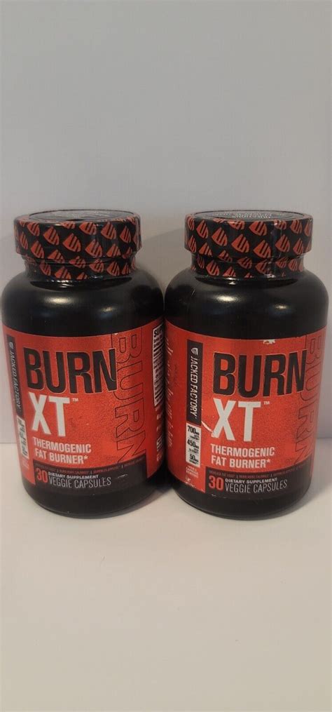 2x Burn Xt Thermogenic Fat Burner Weight Loss Supplement 60 Veggie Caps