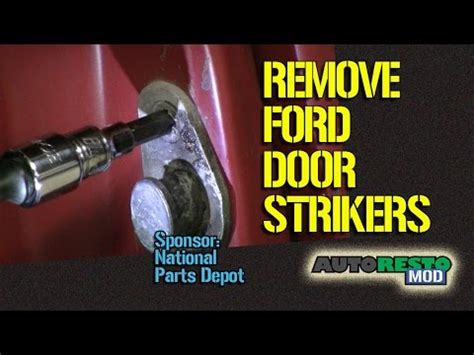 How To Replace Classic Ford Door Striker YouTube