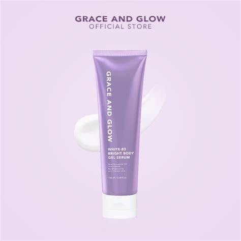 Jual Grace And Glow White B Bright Body Gel Serum For Brightening And