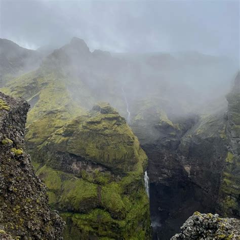 I finally got to visit the stunning Múlagljúfur canyon