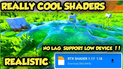 Wow Rtx Shaders Mcpe Beautiful Super Realistic No Lag