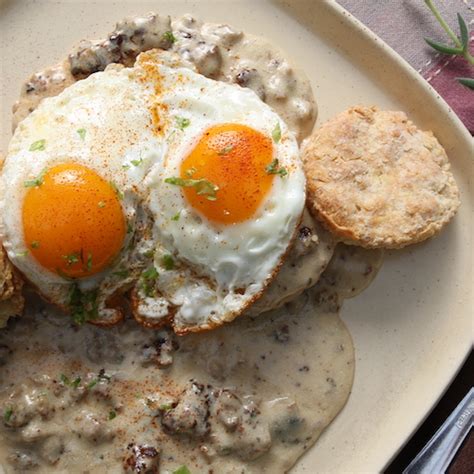 Buttermilk Biscuits & Sage Gravy - Aunt Mary's Cafe