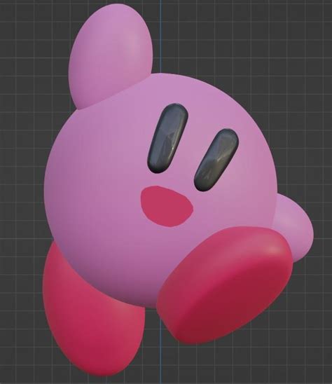 Kirby 3d Model By Elialexhawkins On Thangs