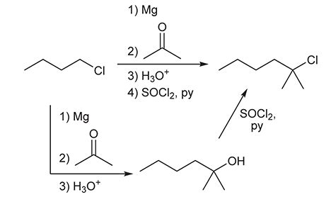 Organic Chemistry Using Thionyl Chloride With Tertiary Alcohol