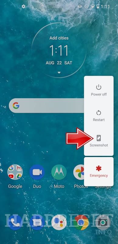 Screenshot MOTOROLA Moto G40 Fusion How To HardReset Info