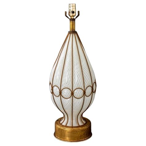 Venetian Murano Glass Cage Form Table Lamp For Sale At 1stdibs