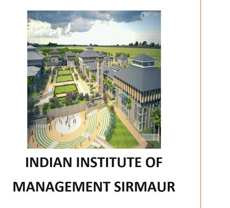 IIM Sirmaur Fees Admission Eligibility Cut Off Etc