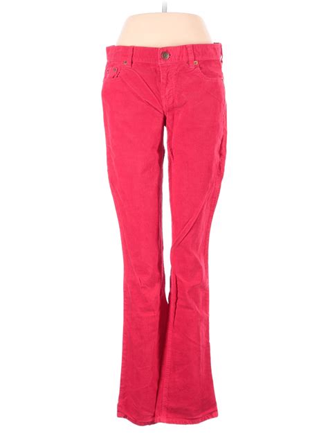 J Crew Solid Red Cords 28 Waist 80 Off ThredUp