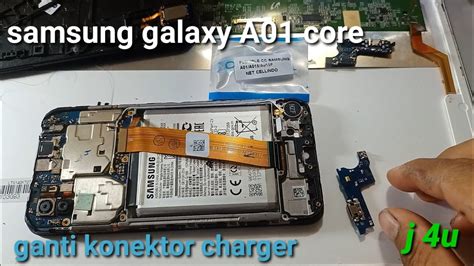 5 Menit Cara Ganti Konektor Charge Samsung Galaxy A01 Core Youtube