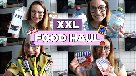 Xxl Food Haul Aldi Rewe Unser Essensplan Wocheneinkauf Mai