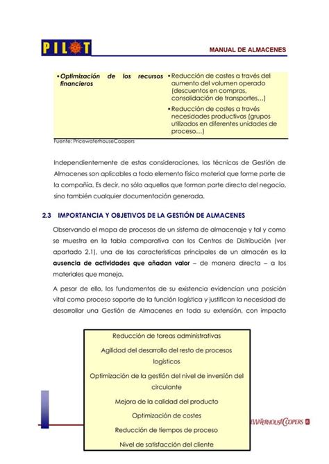 Importancia Del Almacen Pdf