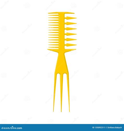 Vector Illustration Of Brush And Hair Icon Set Of Brush And Hairbrush