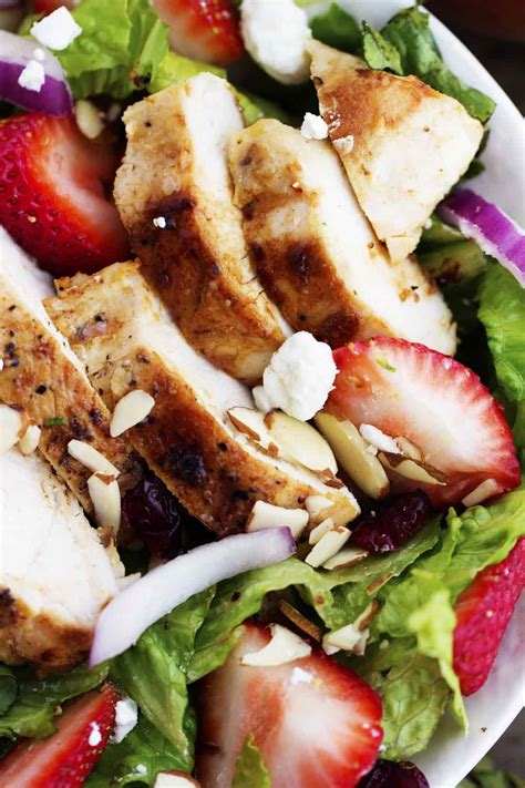 Strawberry Chicken Salad With Strawberry Balsamic Dressing The Recipe