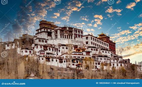 Thiksey Monastery, Thiksey Gompa Tibetan Buddhist Monastery of the Yellow Hat, Ladakh, Jammu and ...