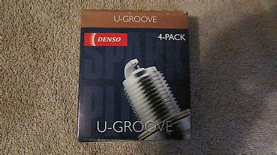 Denso U Groove Spark Plugs K16PR U 4 D77 3191 4 Resistor 4 Pack