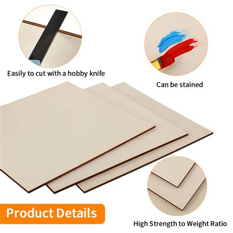 Walmart Unfinished Basswood Plywood Sheets Thin Wooden Panels For Diy