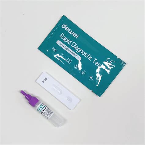 CE Feces Fob Colon Cancer Test Kit Cassette Clinic Feces Diagnosis