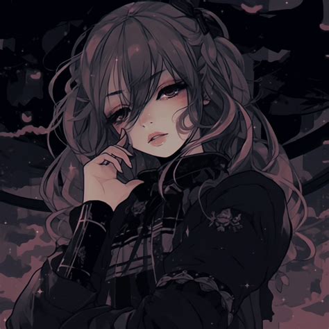 Noir anime girl portrait - Dark Aesthetic Anime PFP Collection (@pfp) | Hero