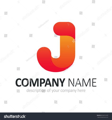 Letter J Logo Icon Design Template Elements Royalty Free Stock Vector