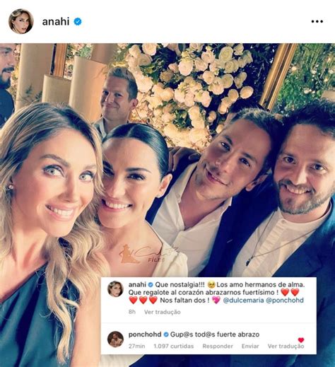 Momentos Nost Lgicos Para Os F S De Rbd No Casamento De Maite Perroni