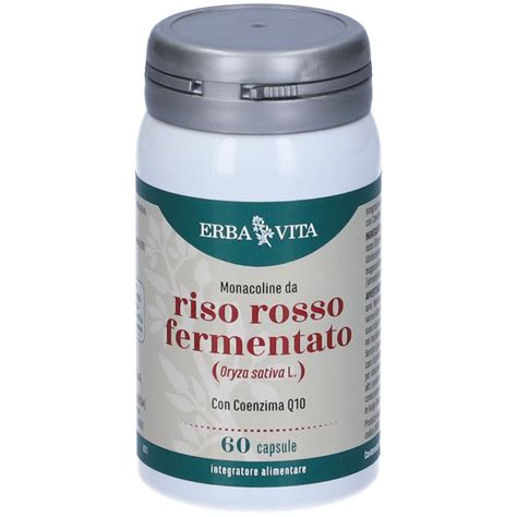 Erba Vita Riso Rosso Fermentato Capsule 60 Pz Redcare