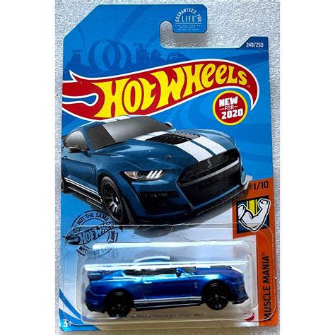 Hot Wheels Muscle Mania Ford Mustang Shelby Gt Blue A Shopee Philippines